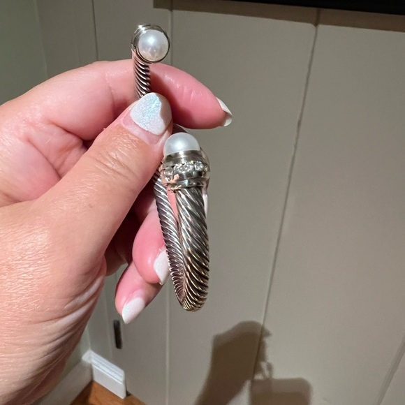 David Yurman Bracelet with Pearls and Diamonds - Picture 4 of 5